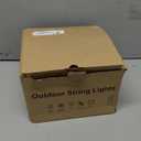 luckystyle 100FT LED Outdoor String Lights with Remote, 35+ 1 Shatterproof Bulbs Waterproof and Dimmable Patio Lights for Porch, Garden, Backyard, Deck, Balcony, 2700K Hanging Lighting (Warm White-2700K)