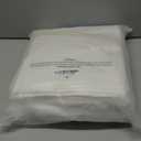 MooMee Bedding Duvet Cover Set 100% Washed Cotton Linen Like Textured Breathable Durable Soft Comfy (Solid Off White, Full 80"x90")