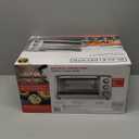BLACK+DECKER 4-Slice Toaster Oven, TO1745SSG-1A, Even Toast, 4 Cooking Functions Bake, Broil, Toast and Keep Warm, Removable Crumb Tray, Timer