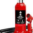 Jack Boss Bottle Jack 10 Ton (22, 000 LBs) Hydraulic Car Jack, Fit for Auto Truck Repair and House Lift, Red