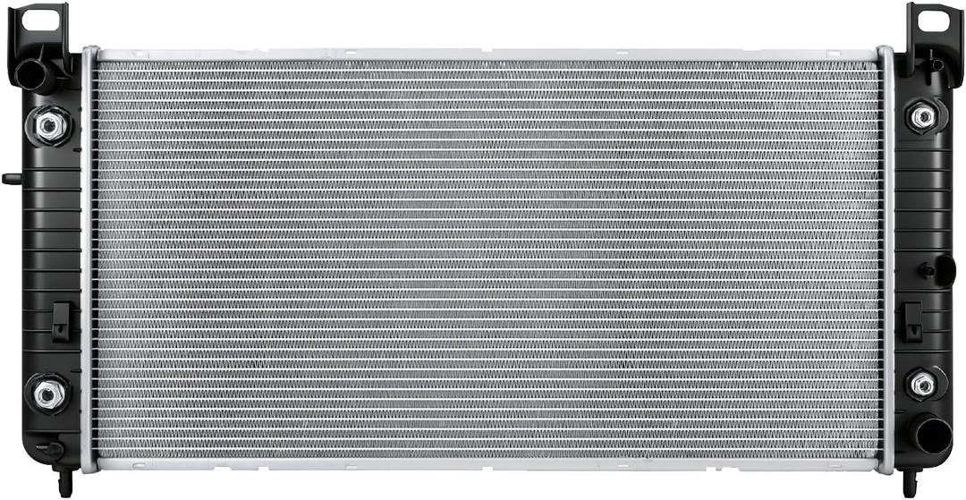 CU2370 34'' Engine Coolant Radiator Compatible with Chevy Silverado Suburban Tahoe GMC Sierra Yukon Cadillac Escalade 1996-2014 5.3 6.0 6.2 with EOC GM3010274