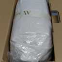 Amlie Home Luxury Striped Faux Fur Throw Blanket for Couch, Soft Cozy Fuzzy Fluffy Soft Plush Blankets Sofa Chair Gift Blankets for Women, 60"x80", Ivory