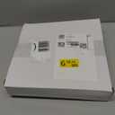 Jojofuny Christmas Tree Star Topper with Lights - 10 x 7 inch Xmas Glitter White Hollow Star Treetop for Christmas Tree Decor, Led Sparkling Treetop with 3 AA Battery Box for Xmas Decorations