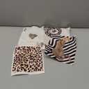 4Pcs Trendy Leopard Canvas Wall ArtCheetah Preppy Aesthetic Room Wall Decor Chic Leopard Ace Card Posters Prints Funky Lucky 8 Ball Painting Pictures for Girls Bedroom Apartment Dorm Unframed (color)