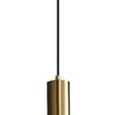 BOKT Modern 1-Light Gold Globe Pendant Light Mid Century Smoke Gray Ceiling Pendant Lighting Glass Ball Round Pendant Lamp Single Brushed Brass Pendant Light Fixture Kitchen Island (Smoke Gray)