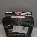 TYT Synthetic Winch Rope Kit - 1/2" x 92' with 32000 lbs Strength, Protective Sleeve, Heavy Duty Hook and Safety Pull Strap for Off-Road 4x4 Vehicles, Trucks (Black)