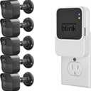 Blink Outdoor Camera Mount, (2-in-1Minimalist) Sync Module 2 Mount and 5Pack Weatherproof Protective Housing with 360 Degrees Adjustable Bracket for Blink Outdoor 4th&3rd Gen Cam System