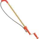 RIDGID 59802 K-6DH Hybrid Toilet Snake Auger with 6' Heavy-Duty Drop Head Tri-Wrap Cable, Manual or Cordless Drill Operated Plumbing