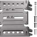 RC Center Gear Box Mount CNC Aluminum Skid Plate for 1/10 Axial Wraith 90018,Titanium