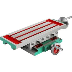 VEVOR Milling Working Table 17.7 X 6.7 Inch, Compound Milling Machine Work Table 2 Axis 4 Ways Move, Multifunction Milling Working Table Heavy-duty Structure,for Milling and Drilling Machine