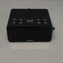 Digital Alarm Clock Radio with AM/FM Radio, Multi-Colors 1.4 LED Digits, Preset, Sleep Timer and Clear Display with Dimmer for Bedroom Bedside, Battery/Plug-in Powered (Black)