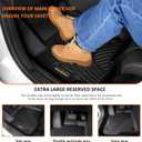 Binmotor-All Weather Floor Mats and Cargo Liner Set for 2024-2026 Mazda CX-90 & CX-90 PHEV6 & 7 Seater with 2nd Row Bench Seat or Bucket Seat Seatback Cargo Fit for 6 Seater, for CX90 Accessories