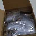 100 Pcs Clear Badge Holder Clip Name Tags Horizontal PVC ID Holders for Badges Name with Clips