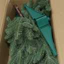 Small Christmas Tree, 3FT Artificial Tabletop Mini Christmas Tree for Office, Desk, Indoor, Outdoor, Holiday Xmas Party Decoration, Not Pre-lit Lights, Easy Assembly, Green