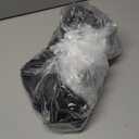 Aiyufeng Moga Extra Long Black Shower Curtain 96 Inch Long, Embossed Texture Fabric Bathroom Shower Curtain, Large Hotel Bath Curtain with 12 Holes, 72Wx96H, Black