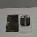 RHOTALL 3 in 1 Protective Black Clear Case Cover for Nintendo Switch OLED, Dockable Skin for Switch OLED and Controller, Comfort Grip Shell with Shock-Absorption and Anti-Scratch Design