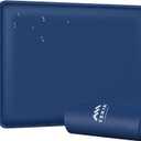 Inflatable Seat Cushion, Lightweight Self-Inflating Memory Foam Seat Cushion for Stadium Camping, Airplane Travel, Bleachers, Waterproof Portable Cushion Chair Pad with Carry Bag (Blue Grey)