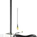 Boobrie 915Mhz LoRa Antenna with Wall Mount Bracket Omni External LoRaWAN Antenna 9.84ft RG58 Cable SMA Male + 15CM Adapter Cable for Meshtastic ESP32 LoRa V3 Development Board OLED Board LoRa Module
