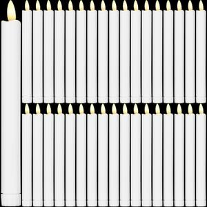 Reginary 36 Pieces Flameless Taper Candles 10 Inch Battery Operated LED Taper Flameless LED Candlesticks Flickering Window Candles for Christmas Home Wedding Decor(White)
