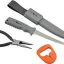 SOUTH BEND 4 Piece Combo Pack with Fillet Knife & Pliers - Knife Set, Fishing Gear