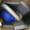 CAP Barbell 30 LB Neoprene Coated Cast Iron Kettlebell - Blue