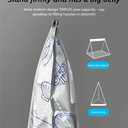 Reusable Aluminum Foil Bags, Freezer Safe & Leak Proof Stand Up Storage Bags with Zipper for Meat Seafood Vegetables, Heavy Duty BPA Free Food Storage Containers (Small)