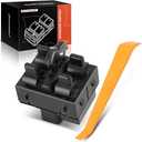 ZAPOSTS Power Window Switch Fits for Jeep Wrangler 20072010,4Door Front Left Driver Side Control Door vidrios Master Switch.OEM 4602756AB, 4602756AA