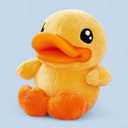 MECCANIXITY 30Pcs Plastic Duck Beak, 0.27 in Doll Safety Duck Mouth Beak Replacement Decor with Washers for DIY Craft Crochet Duckbills Doll Making