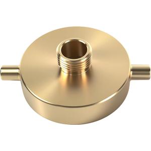 2-1/2" NST (NH) Female x 3/4" GHT Male Brass Fire Hydrant Adapter with Pin Lug Fire Equipment Brass Hydrant to Garden Hose Adapter
