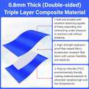 10 Ft Pool Water Bags 0.8mmThickened Double Layer Water Tubes 12 Pack