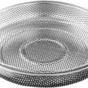 Kichvoe Steamer Basket Stainless Steel,Vegetable Steamer Basket with Handle for Pan and, Pan Steamer Basket Insert, Strainer and Rice Washer Silver, 52Q06K109Q5