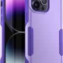 Poetic Neon Series for iPhone 14 Pro Case, Dual Layer Heavy Duty Tough Rugged Light Weight Slim Shockproof Protective Drop Protection Phone Case 2022 New Cover for iPhone 14 Pro (6.1 Inch), Purple