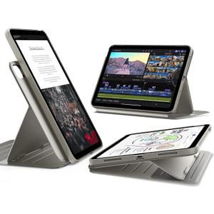 ESR for iPad A16 Case, iPad 11th/10th Generation Case (2025/2022), Removable Magnetic Cover, Adjustable Portrait/Landscape Stand, 9 Standing Angles, Shift Series, Titanium