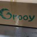 Grooy 71"x 126"(62 sq.ft) Artificial Boxwood Roll Panels with Flowers, UV-Anti Faux Ivy Leaves Privacy Fence Screen, Grass Wall Roll Panels for Indoor Home Decor and Outdoor Garden Backyard