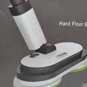EOUS Cordless Electric Mop, Floor Cleaner with LED Headlight & Water Sprayer, Up to 60 Mins Detachable Battery, Dual-Motor Powerful Spin Mop, 300ML Water Tank for Multi-Surface, Self-Propelled
