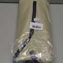 Extra Large Foldable Camping Chair with Cup Holder,Ultra-Light Portable Beach Chair with Carry Bag for Sunbathing Swimming Poolside Picnic Lawn Road Hiking Trips (Beige and Yellow)