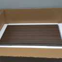 4 PCS Wire Rack Covers for Pantry Wood Grain, 24''W * 12''D(Ready to Use) Faux Wood Shelf Covers for Wire Shelving, Rustic Closet Shelves Covering Toppers, for Pantry, Bathroom, Kitchen,(Dark)