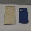 Magnetic for iPhone 16 Pro Max Case, [Full Camera Protection][Compatible with MagSafe] Cute Wave Frame Silicone Shockproof Protective Phone Case for iPhone 16 Pro Max 6.9", Cobalt Blue