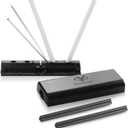 Tri-angle sharpener, Tri Angle System for Pocket Knife, Recurve and Tanto Blades Sharpener, High Alumina Ceramic Stones