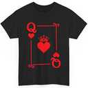 Queen Hearts Card Costume - Playing Cards - King of Hearts T-Shirt L