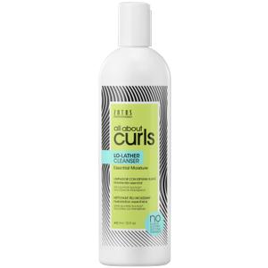ALL ABOUT CURLS Lo-Lather Cleanser Shampoo | For Curly Hair | Essential Moisture | Gentle Cleansing | Slightly Sudsy | Cruelty Free | Sulfate & Paraben Free (15 Fl Oz (Pack of 1))