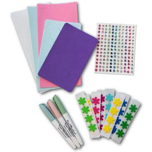 Eggmazing Egg Decorator Easter Egg-cessory Pack - Accessory Pack for Egg Decorating - Markers, Adhesive Jewels and Foam Stickers - Arts and Crafts Kit, Ages 3 and Up