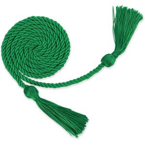 Honor Cords Graduation Cords Green Cords Grad Cords College Graduation Cords Graduation Ropes Cords Graduation Accessories 67" Long Braided Cords for 2026 Graduation Decorations Bachelor Gown