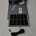 Large Size Automatic Chicken Coop Door Solar - Powered Auto Chicken Door Opener, Timer Modes for Safe and Convenient Chicken Keeping with Intelligent Obstacle Sensors, Remote Control, 14.2"H x 10.83"L (Grey)