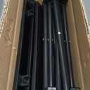 2 Pack Portable Camping Table Foldable, Ultralight Small Folding Beach Table with Carry Bag for Outdoor Travel, Beach, Camp, Picnic, BBQ, Cooking, Festival, Boat, Home Use (Black-S)