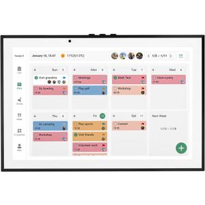 IMLIFE 10.1 inches Wifi Smart Touchscreen Digital Calendar with Touchtime App Syncing with Multiple Phones in Two - way, for Chore Chart, Daily Meal Plan, Interactive Display for Family Schedules and IMLIFE 10.1 inches Wifi Smart Touchscreen Digital Calendar with Touchtime App Syncing with Multiple Phones in Two - way, for Chore Chart, Daily Meal Plan, Interactive Display for Family Schedules and