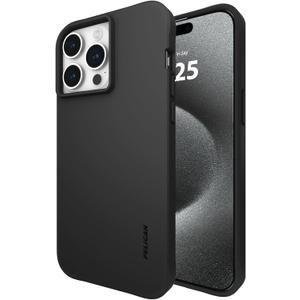 Pelican Ranger Series - iPhone 15 Pro Max Case 6.7" [Compatible with MagSafe] Magnetic Phone Case with Anti-Scratch Tech [12ft MIL-Grade Drop Protection] Protective Cover for iPhone 15 Pro Max - Black (Black MagSafe)
