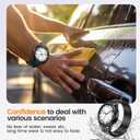 LETOID Magnetic Metal Band Design for Samsung Galaxy Watch Ultra/Ultra 2 47mm, Watch 7/6/5/4/FE 44/40mm, 6 Classic 47/43mm, 5 Pro 45mm, 4 Classic 46/42mm, Men Stainless Steel Replacement Strap (Black)