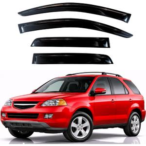 KPY Rain Guards Fit for 2001-2006 Acura MDX, Out-Channel Window Visors Vent Wind Deflectors 4PC, Car Accessories for 01-06 Acura MDX