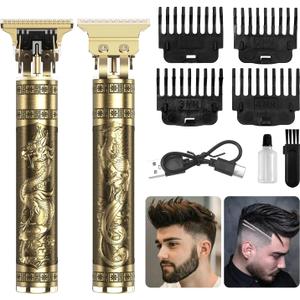 Beard Trimmer for Men-Hair Clippers for Men-Cordless Rechargeable Hair Clipper and Trimmer-Beard Shaver BarbershopGold
